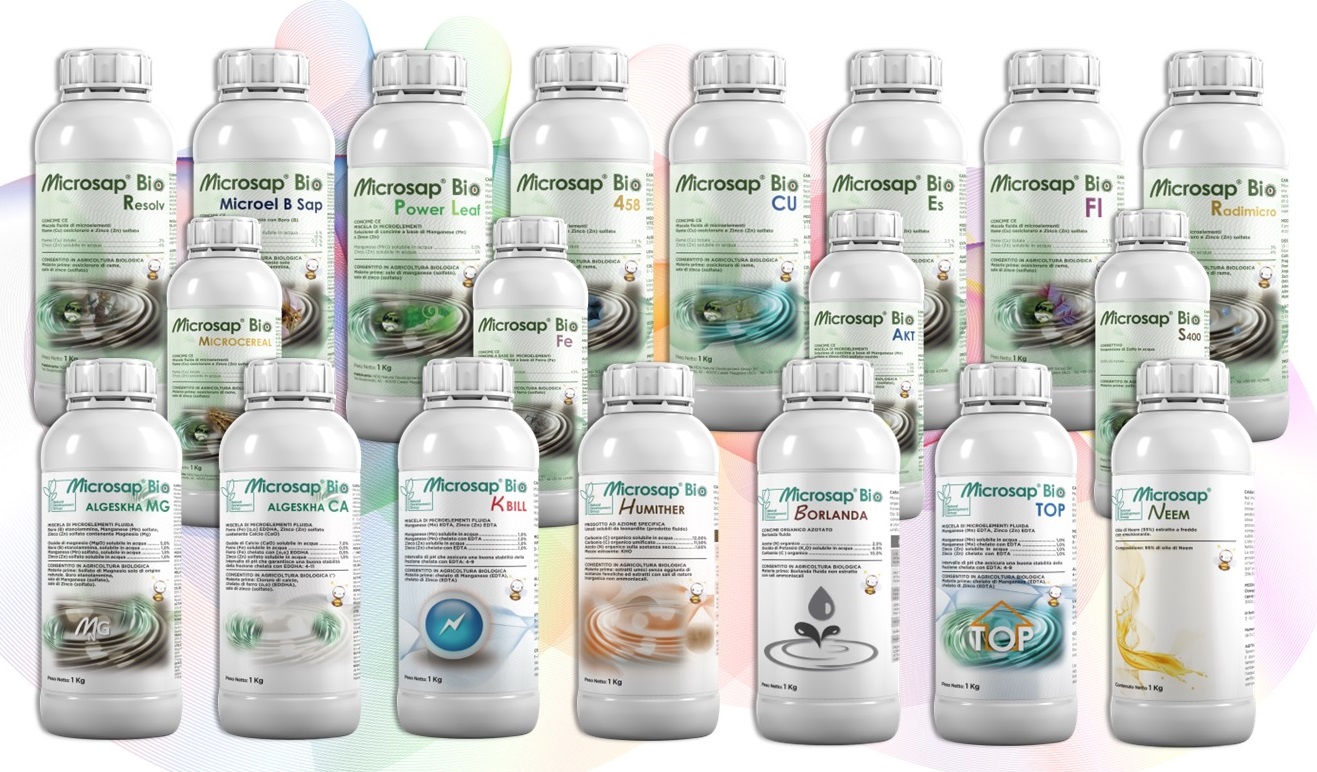 Microsap BIO - gamma prodotti completa-
